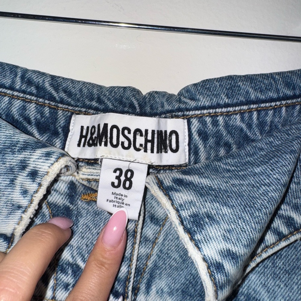 H&MOSCHINO Blue Denim Skirt